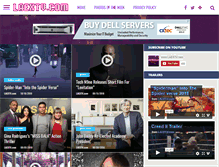 Tablet Screenshot of laextv.com